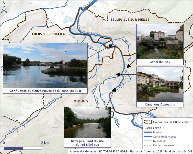 contexte hydrographique du TRI de Verdun